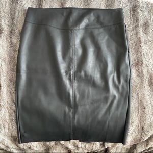 Express Leather Skirt